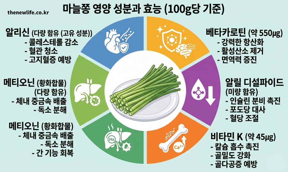 마늘쫑 효능 영양성분