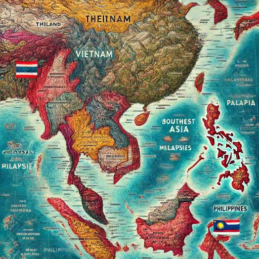 동남아시아 지도보기