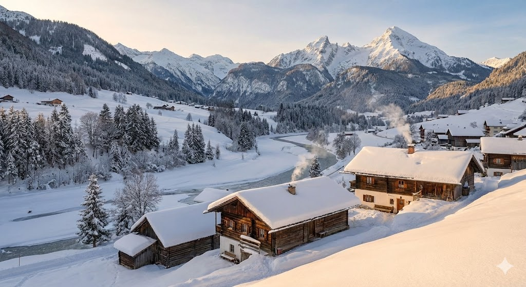 "한파 대비 난방비 절약 방법 및 동파 예방 일러스트"
