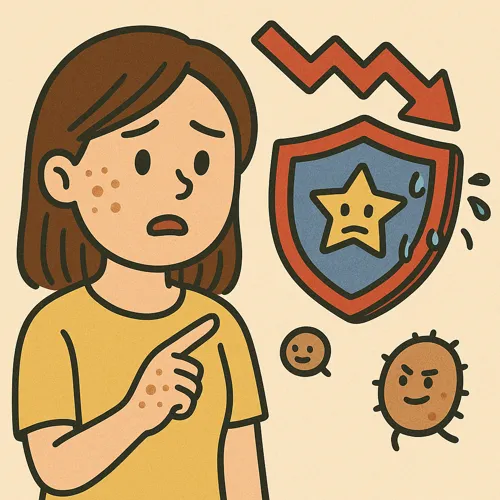 면역 저하의 작용 메커니즘17