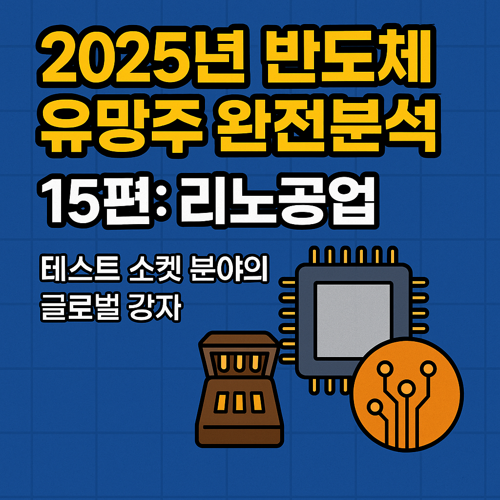 2025년 반도체 유망주 완전분석 15편: 리노공업 전망 – 테스트 소켓 분야의 글로벌 강자