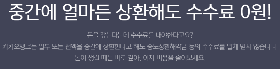 카카오뱅크 신용대출