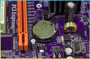 CR2032 배터리 PC 마더보드 BIOS 설정 또는 암호를 다시 설정. PC 설정을 기본값으로 다시 설정.