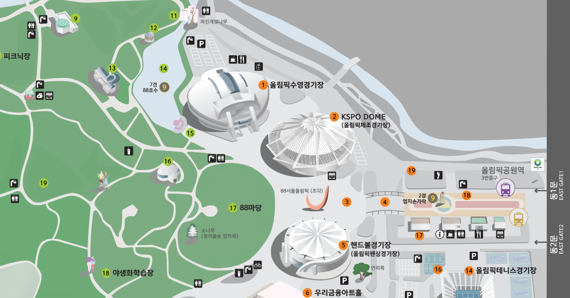 올림픽 체조경기장 콘서트 좌석수