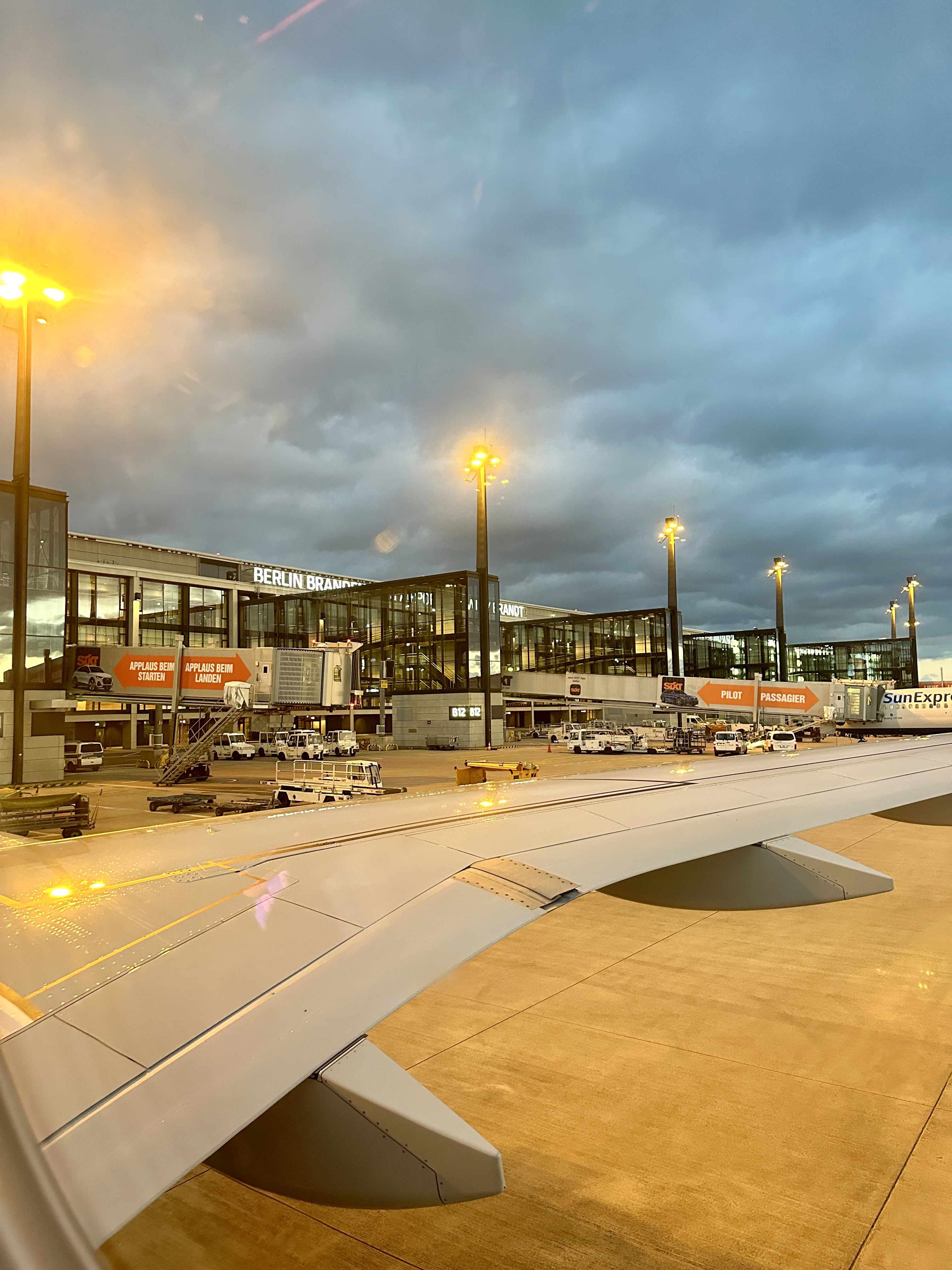 베를린 공항 작별인사