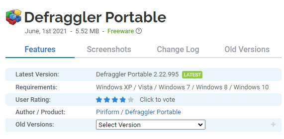 Defraggler-Portable