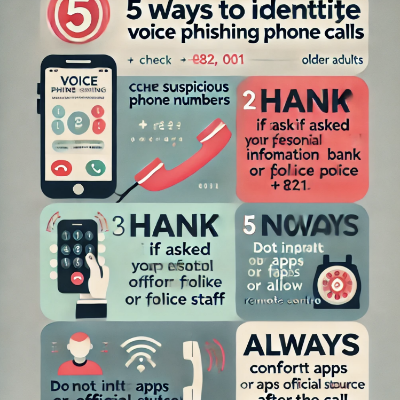 보이스피싱 구별 5가지 방법 이미지