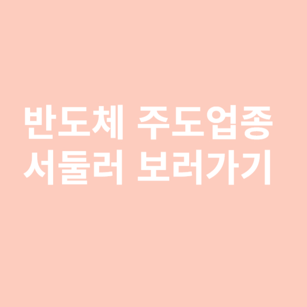 반도체 주도주 보러가기