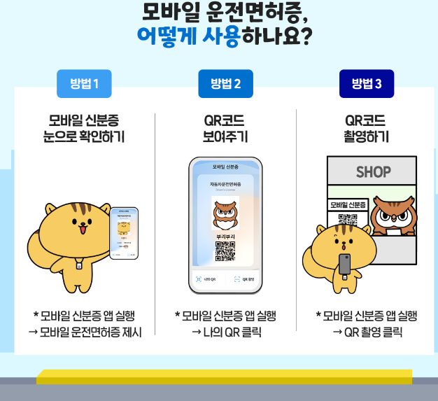 모바일 운전면허증 발급방법 (+비용)