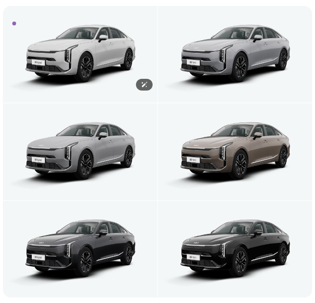 더 뉴 K8 하이브리드 색상과 디자인