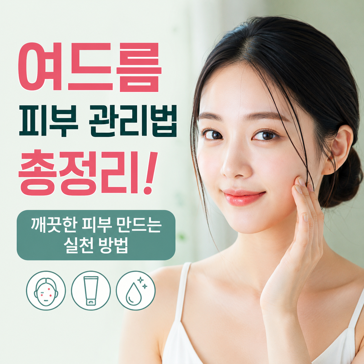 여드름 피부 관리법