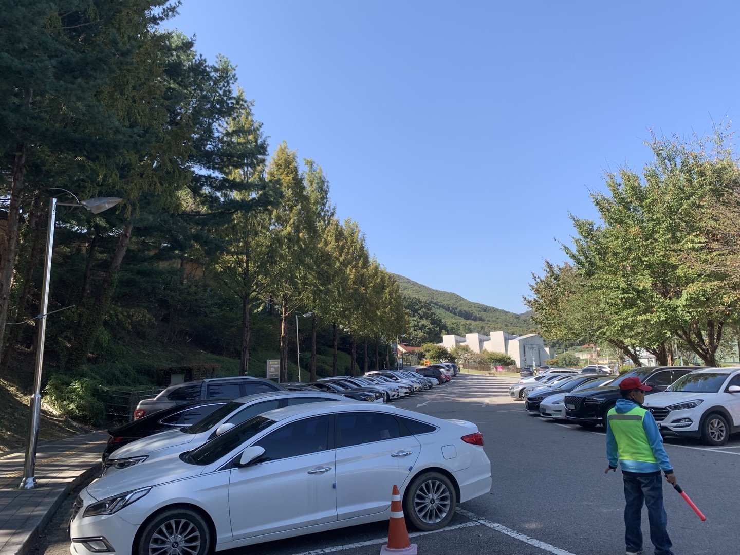 용인 농촌 테마파크 주차장