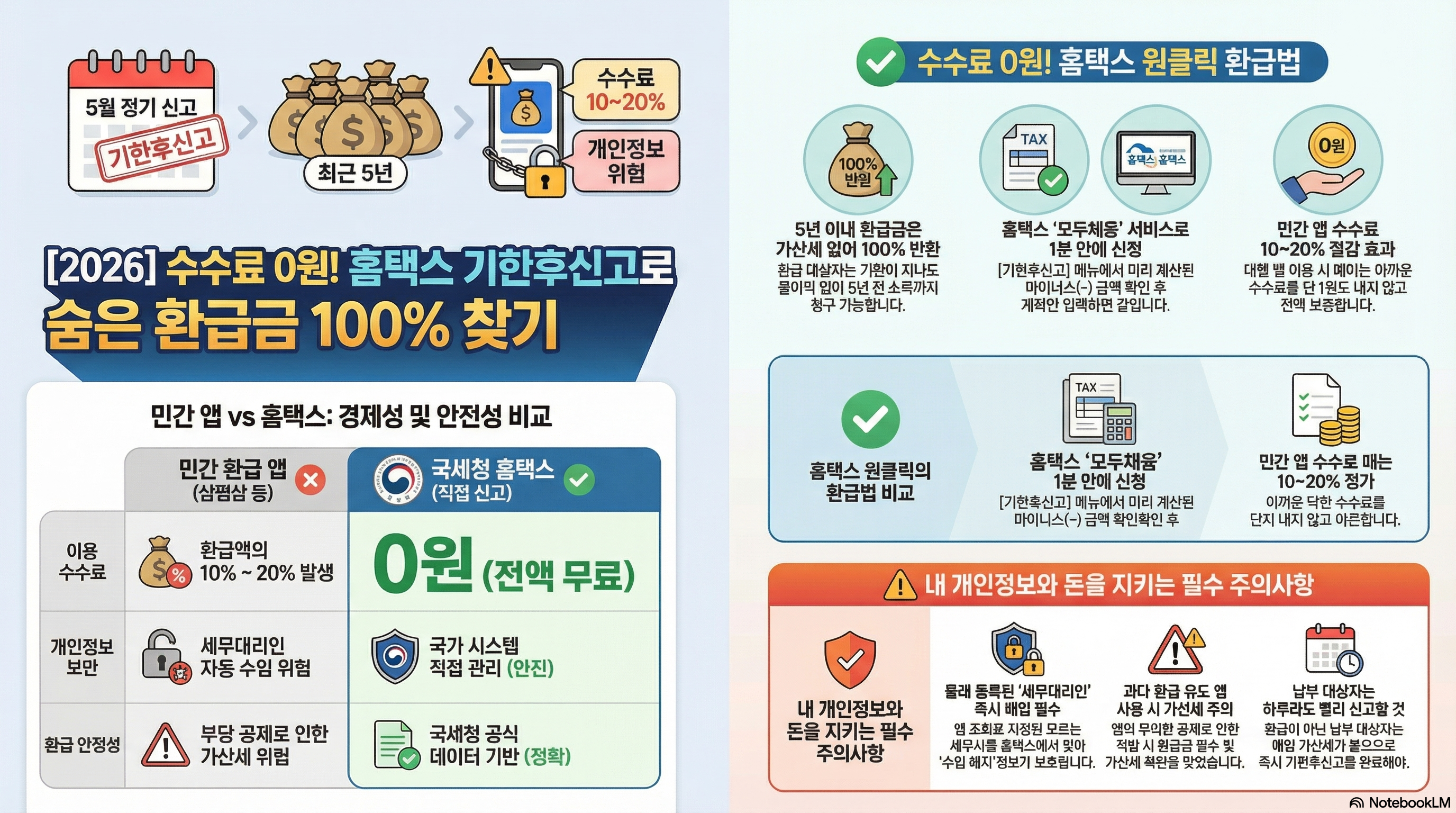 5월 신고 기한 지나면 내 환급금 날아가나요? (기한후신고란?)