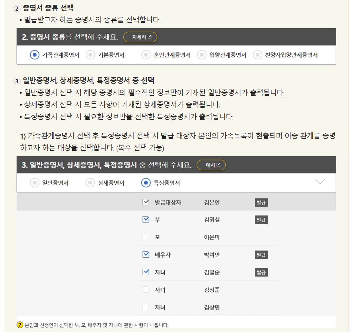 가족관계증명서 인터넷발급
