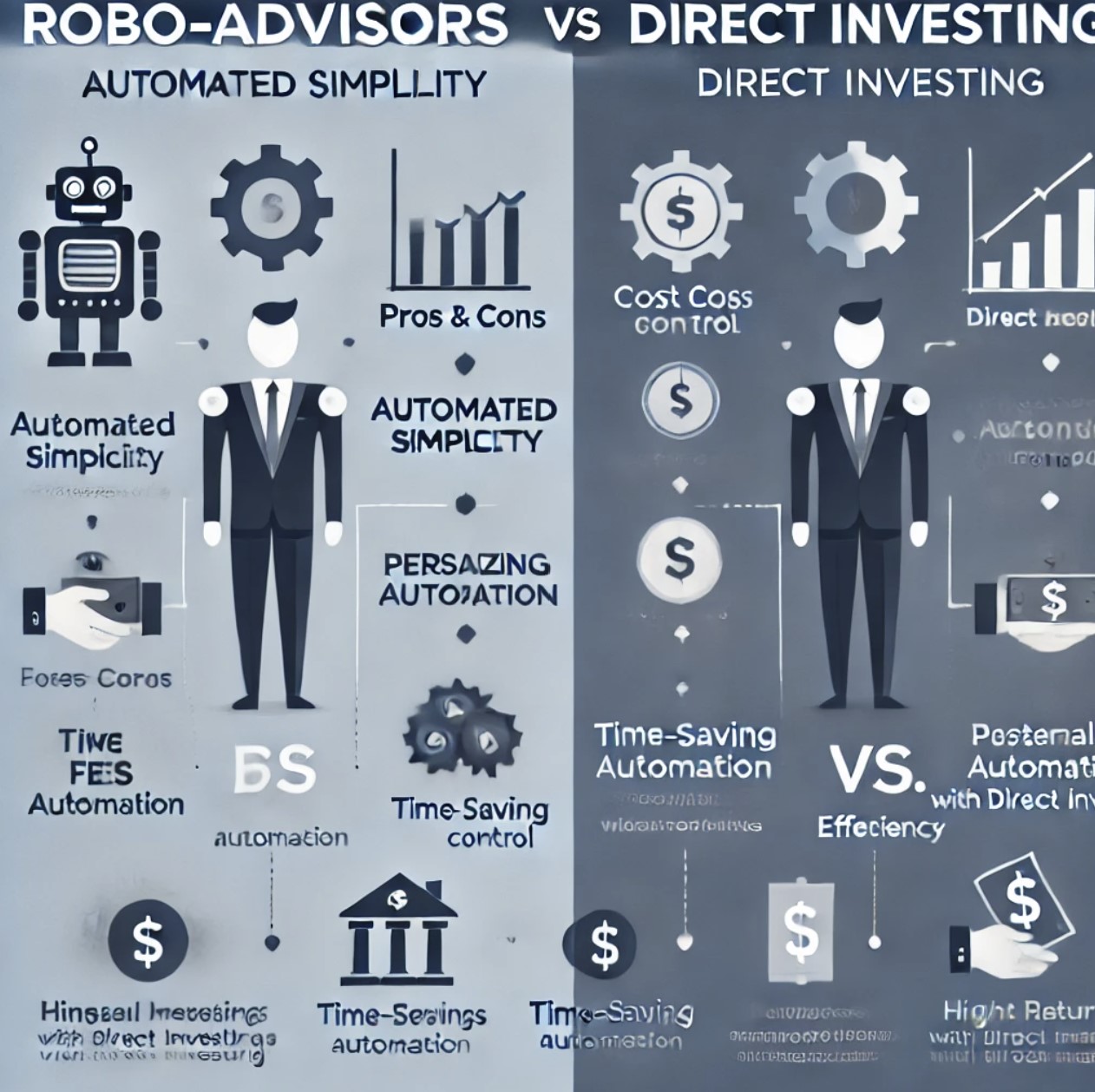 로보어드바이저 vs 직접투자 장단점 비용 효율성