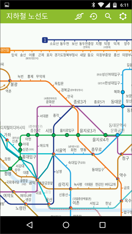 지하철 노선도