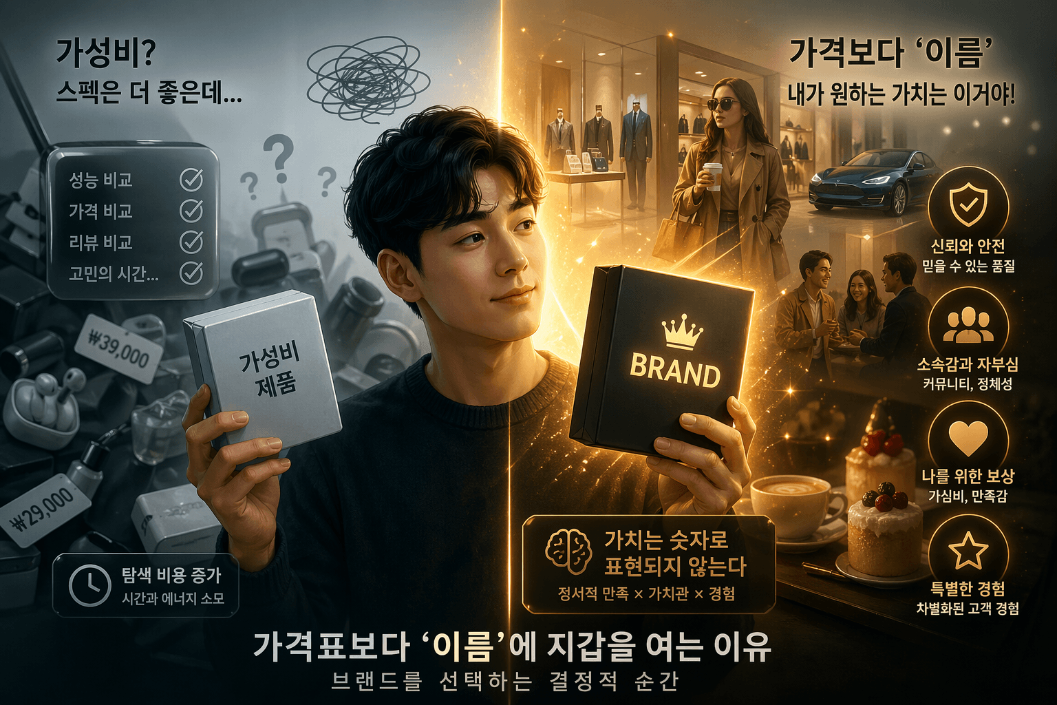 가격보다 &lsquo;이름&rsquo;을 사는 이유 우리는 왜 브랜드에 돈을 쓸까