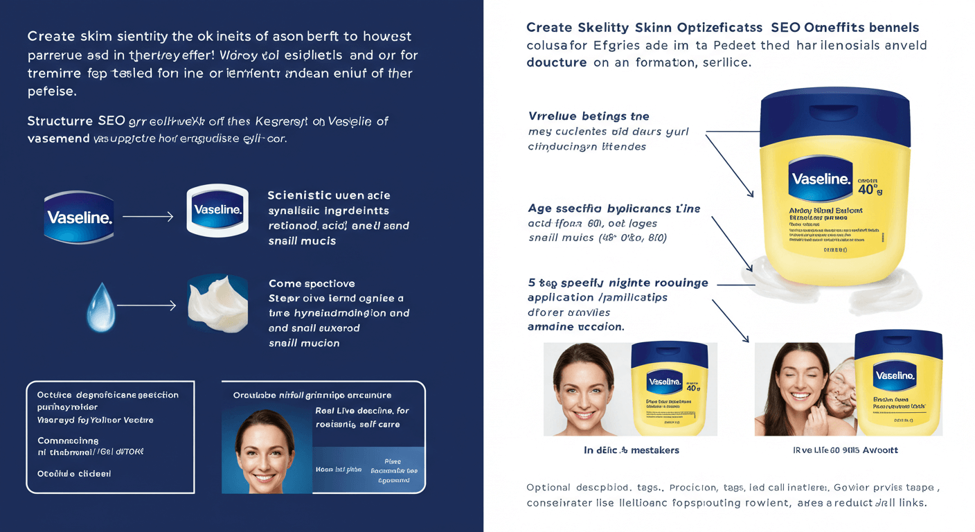 바세린 효능 알고 쓰면 주름 개선 20년 젊어진다!