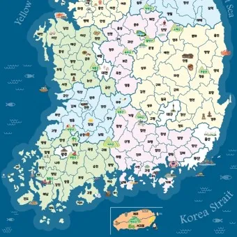 우리나라지도 크게보기 한국지도 이미지 대한민국지도 알아보기_1