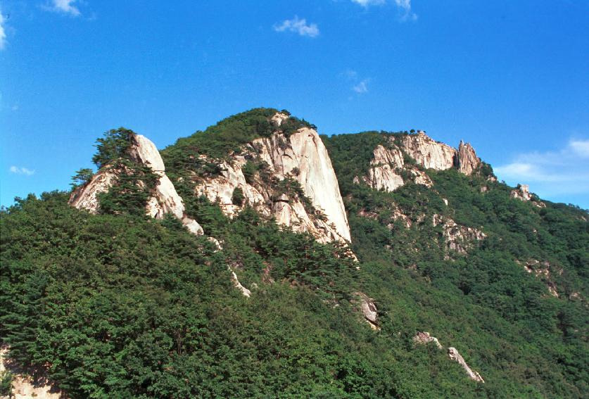 용화산 등산지도