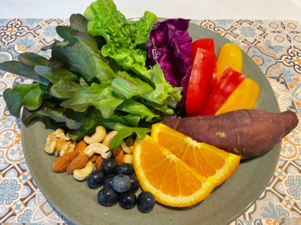 염증 수치 낮추는 음식 - 견과류, 과일, 채소