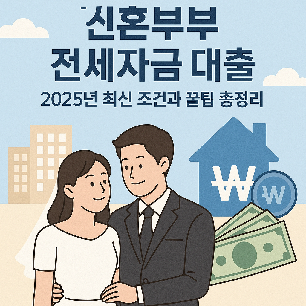신혼부부 전세자금 대출, 2025년 최신 조건과 꿀팁 총정리