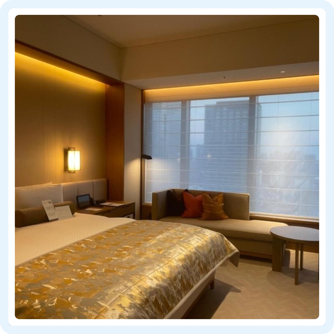 The Okura Tokyo 객실 내부