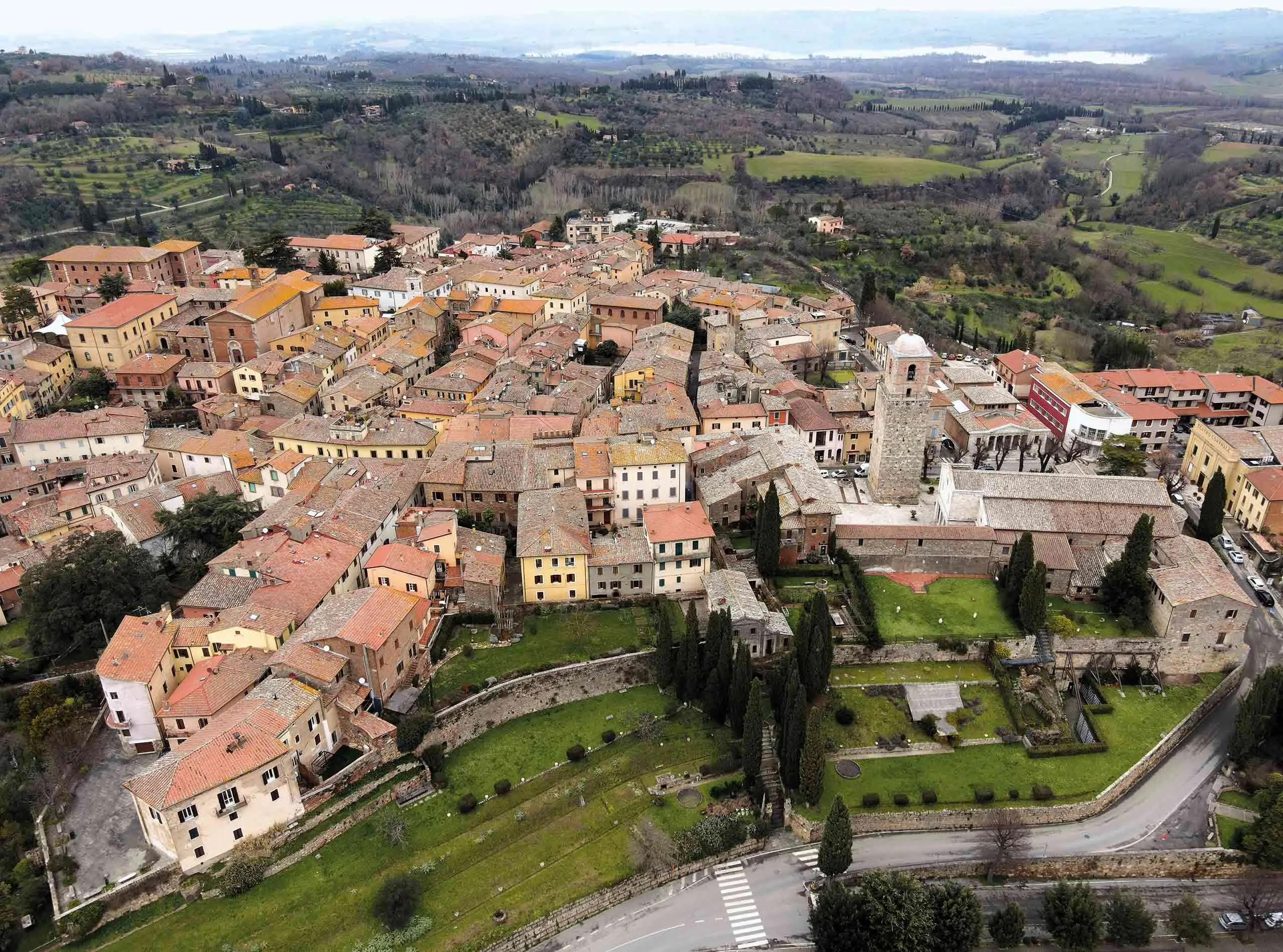 이탈리아 치우시 항공샷