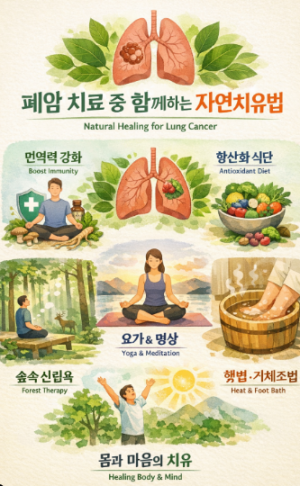 폐암 치료 중 함께하는 자연치유법