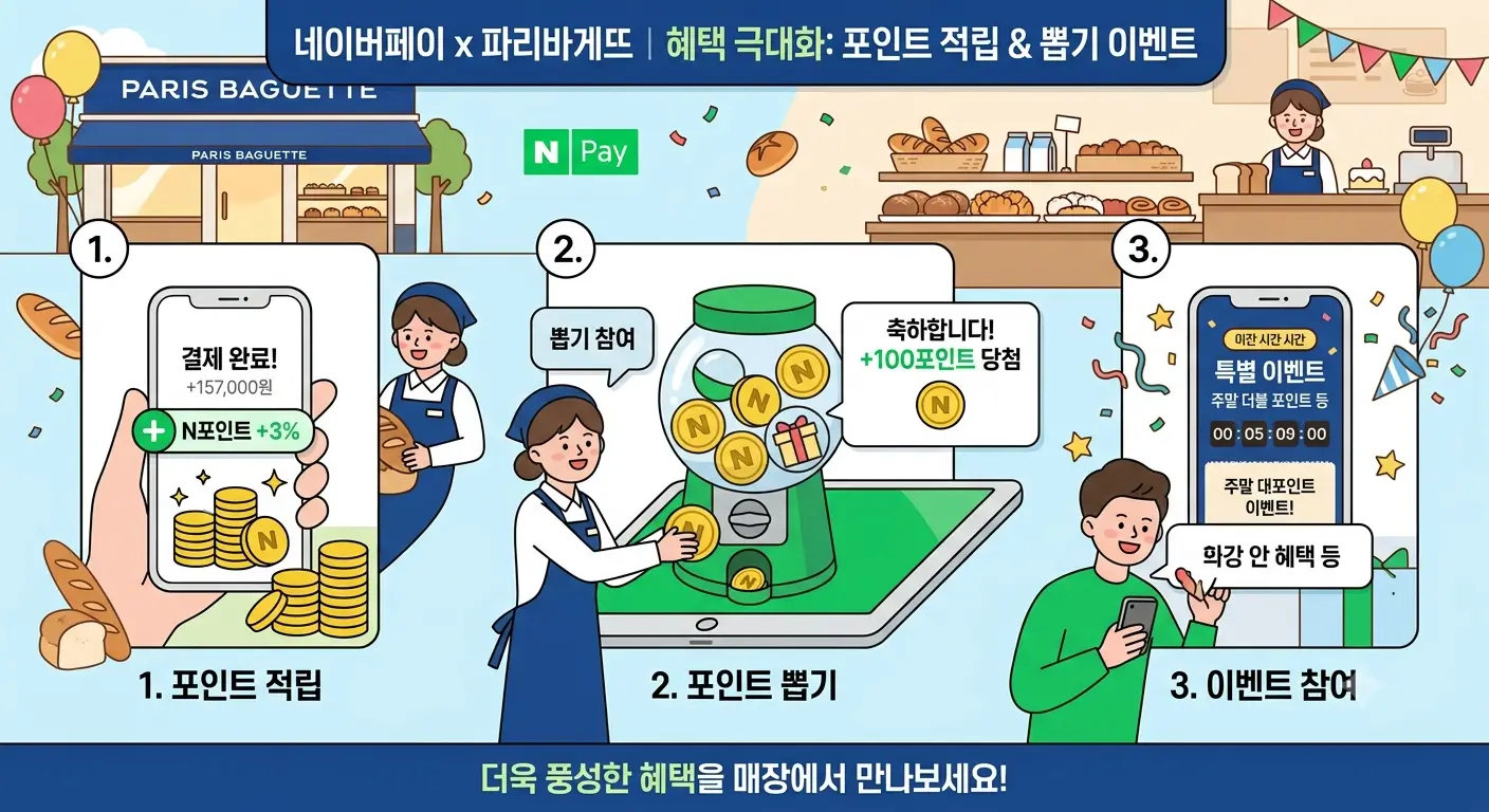 혜택 극대화: 포인트 적립과 뽑기 이벤트