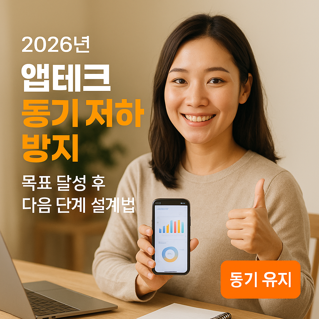 앱테크 동기 저하 방지 2026년 | 목표 달성 후 다음 단계 설계법