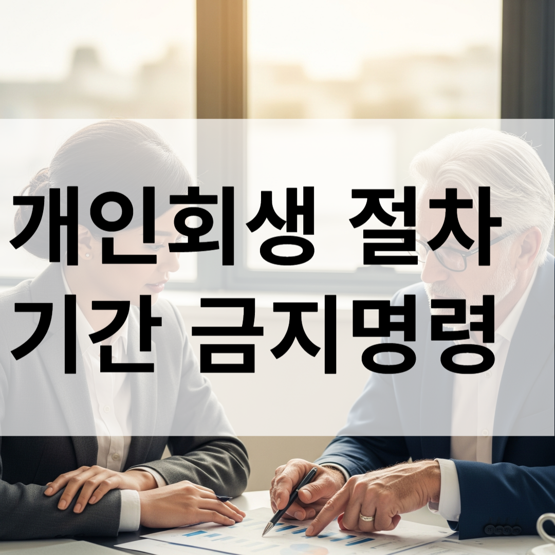 개인회생 절차 기간 금지명령