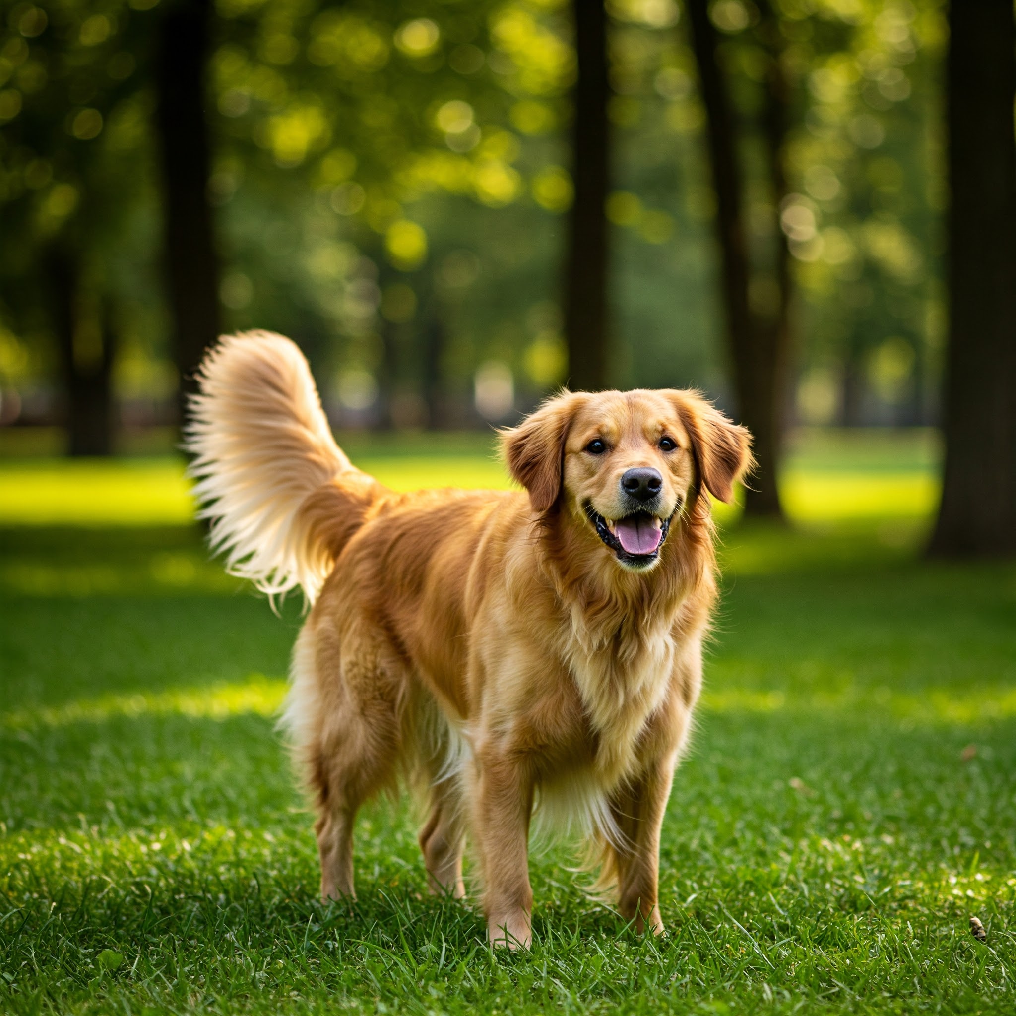 환하게 웃고있는 강아지