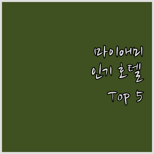 마이애미 여행객 필독! 인기 호텔 T..