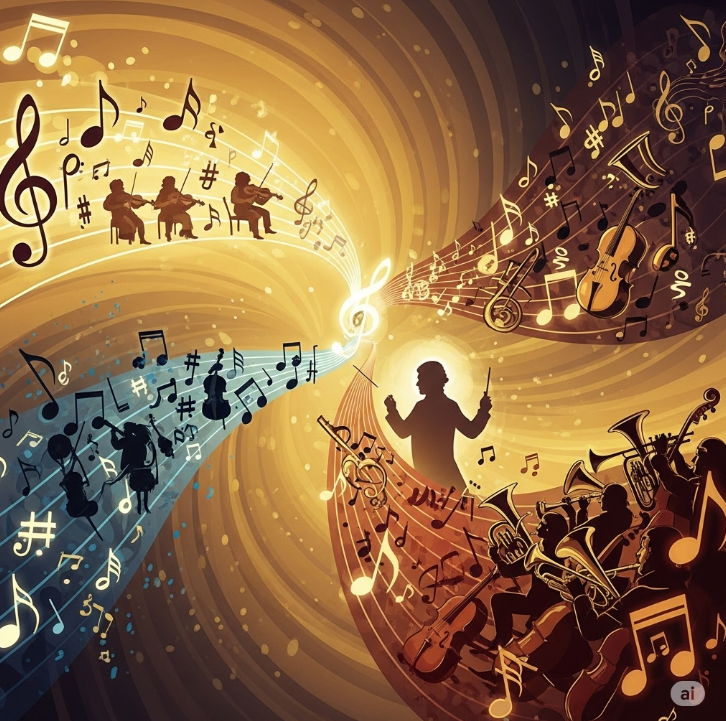 하이든의 교향곡 여행 관련 그림