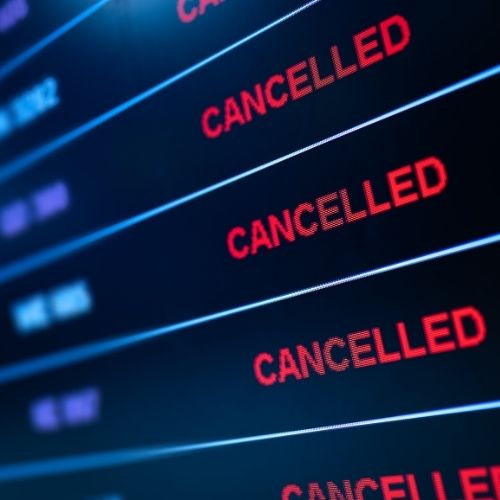 비행기 결항 확인 및 확인서 발급