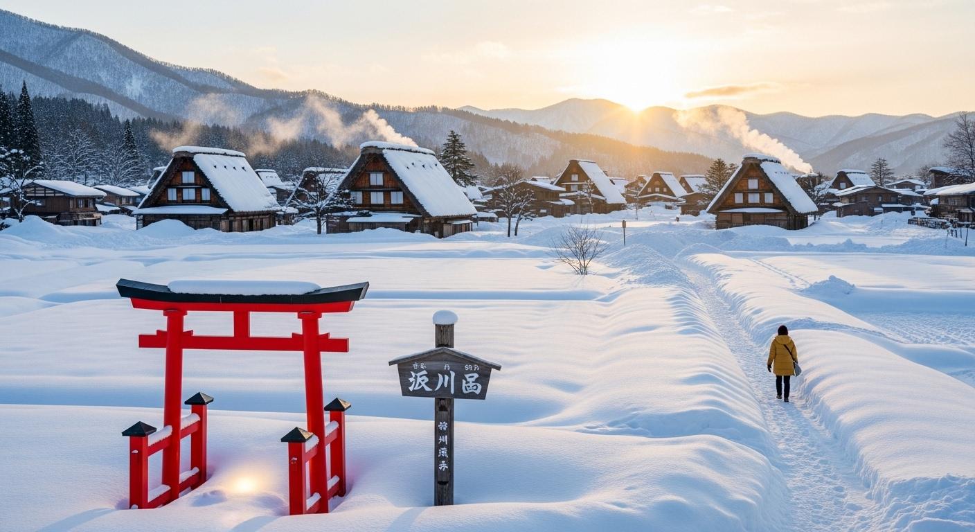 일본 겨울 여행지 아이랑