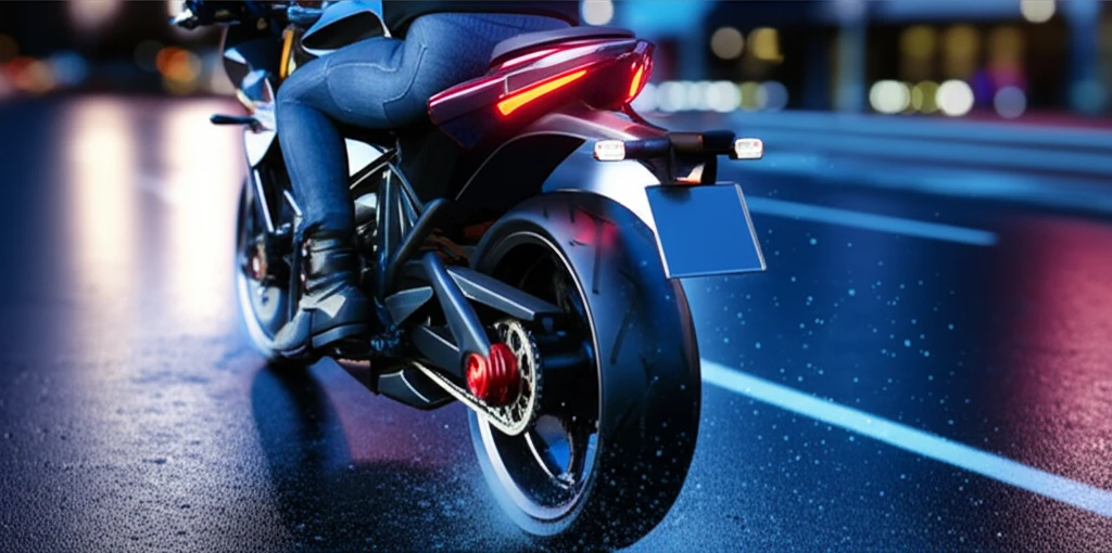 빗길 주행 필수 지식: 오토바이 브레..