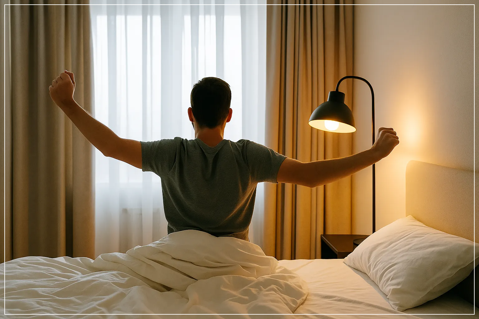 자동화 루틴이 설정된 아침의 모습