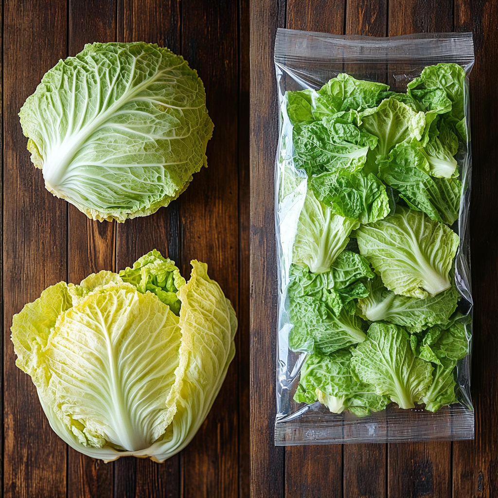 봄동 냉동 보관