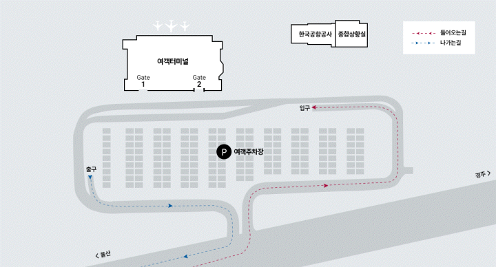 울산공항-주차장