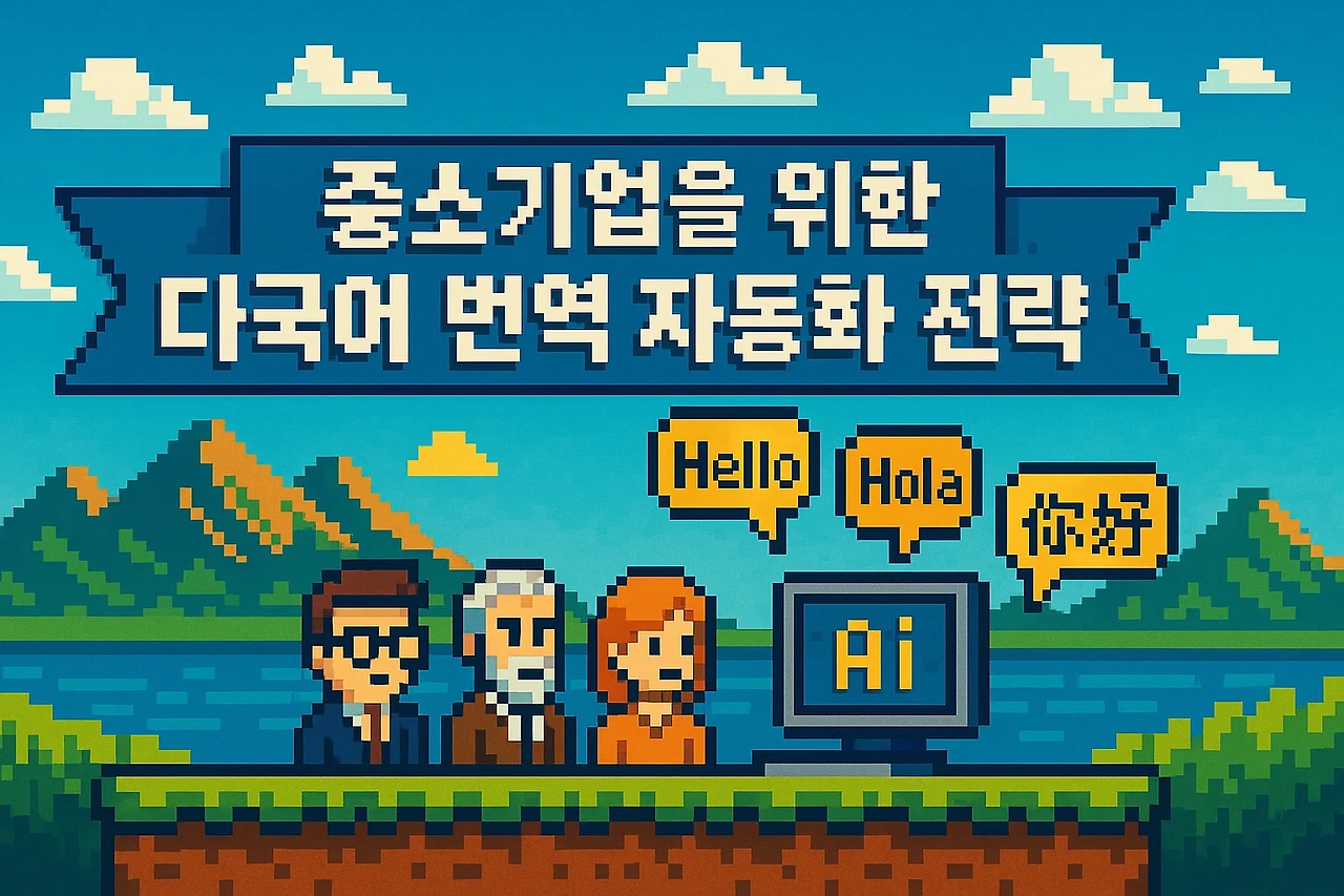 중소기업을 위한 다국어 번역 자동화 전략 관련 이미지