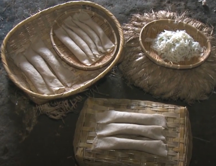 한국의 떡 종류 빙떡-빙떡 만들기