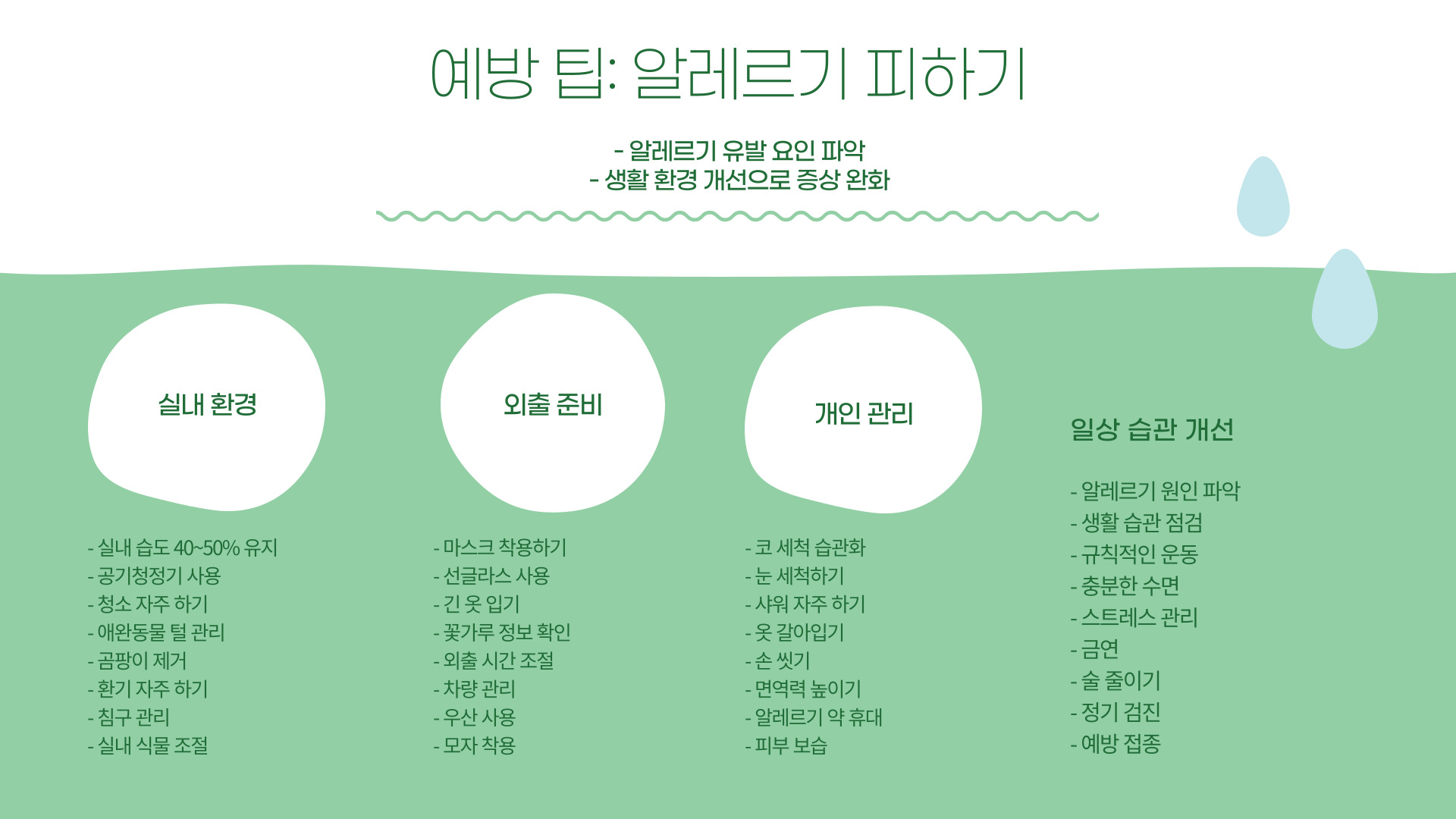 봄철 알레르기 증상과 효과적인 치료법