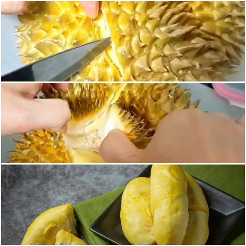 두리안 먹는 방법