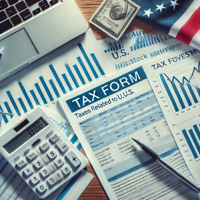 미국 주식 양도소득세와 배당소득세에 관한 사진