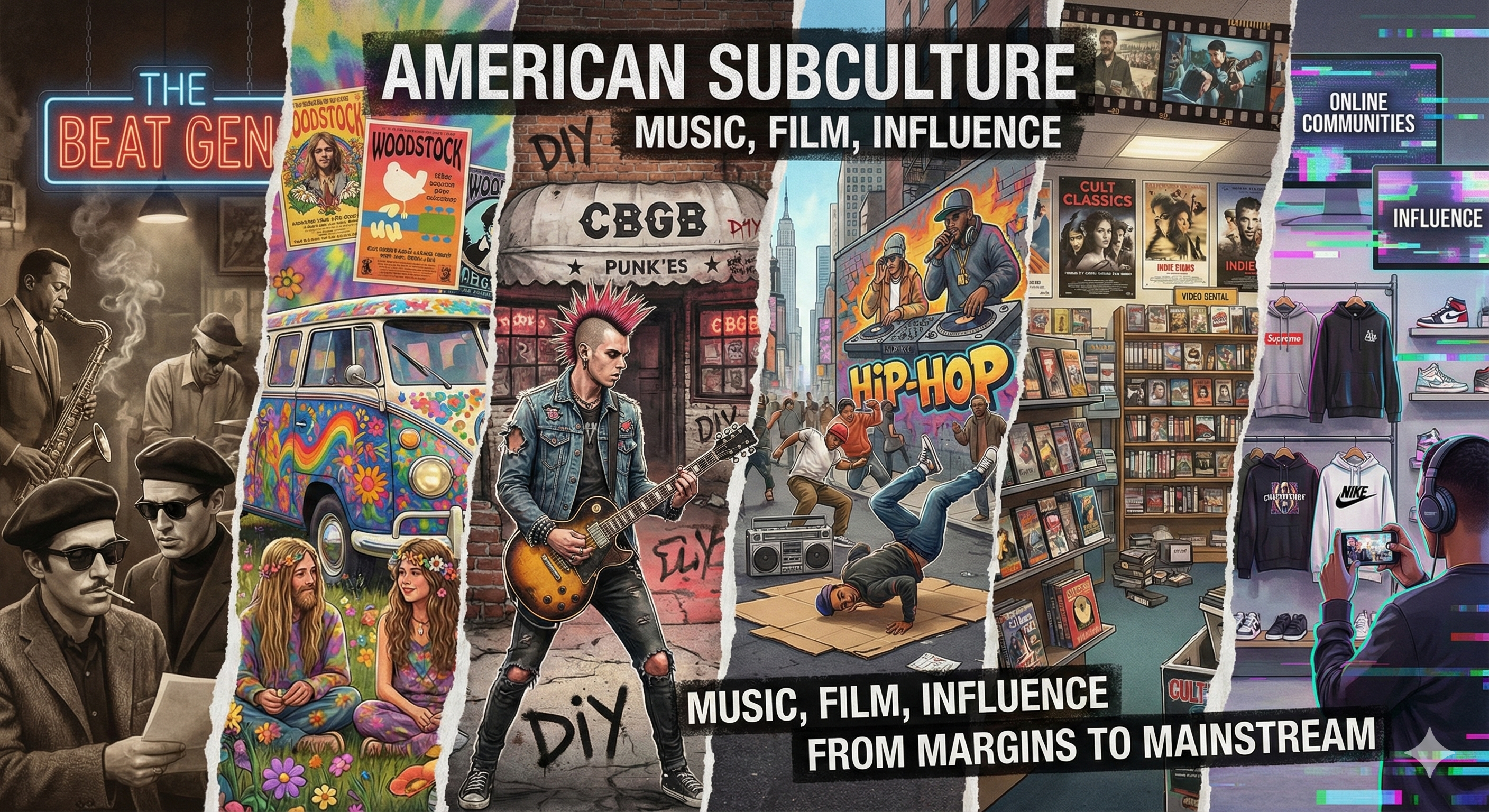 미국 서브컬처에 대한 이미지