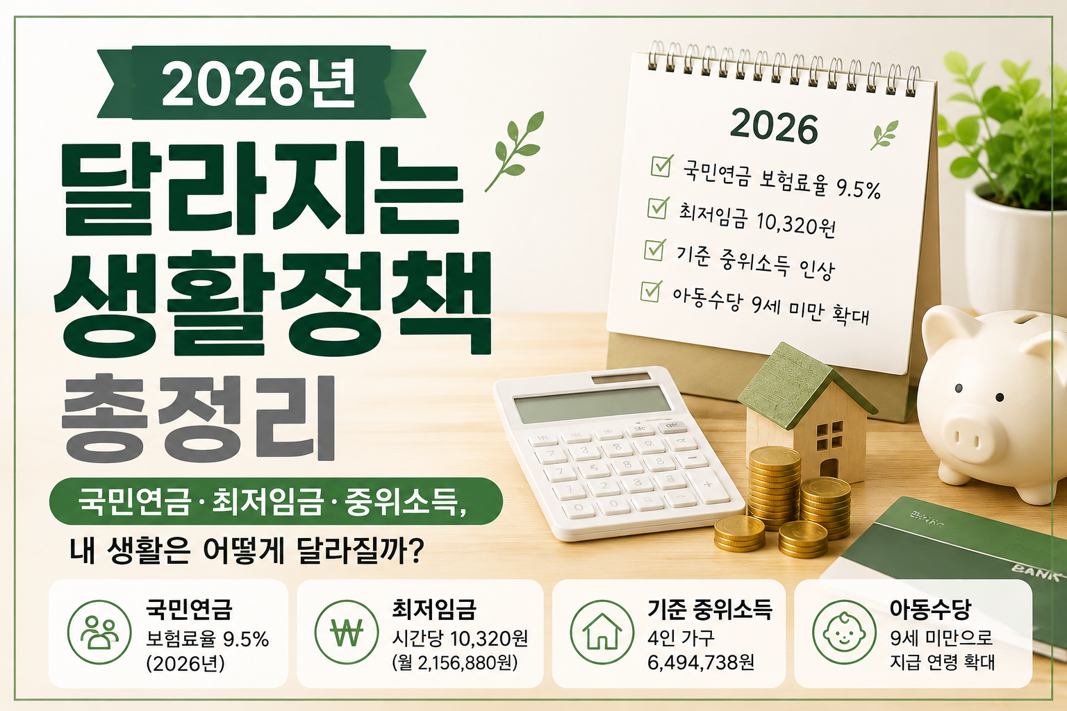 2026년 달라지는 생활정책 총정리