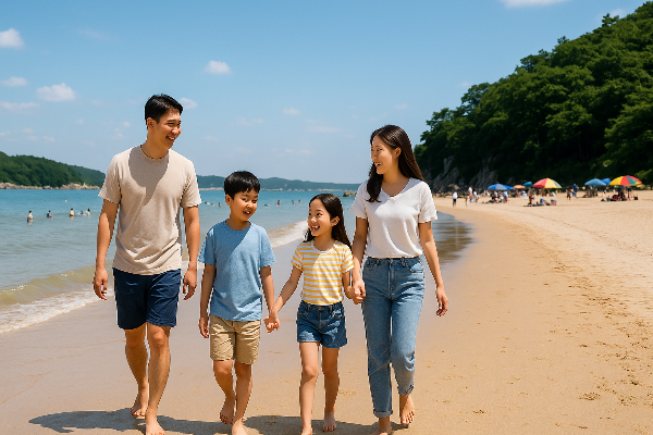하나개해수욕장 – 인천 무의도 가족여행 완벽 가이드