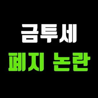 금투세란 폐지 유예 시행시기_13